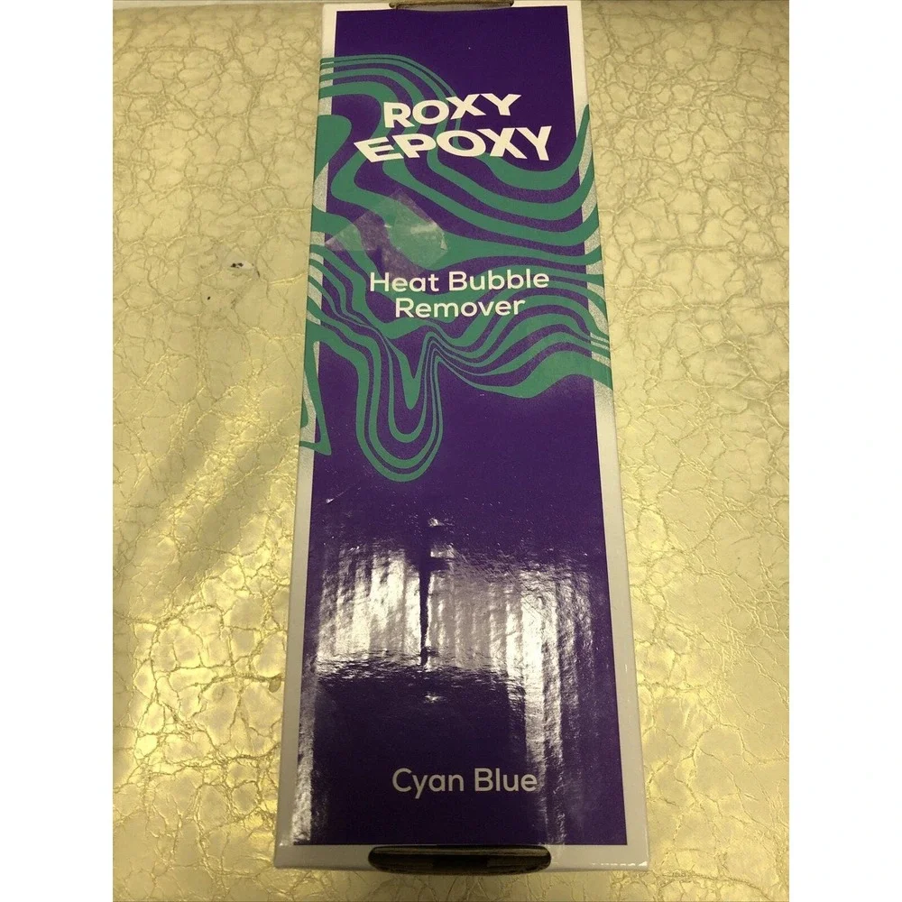 Roxy Epoxy Heat Bubble Remover — Cyan Blue‎ New In Box Reseller Tool Label